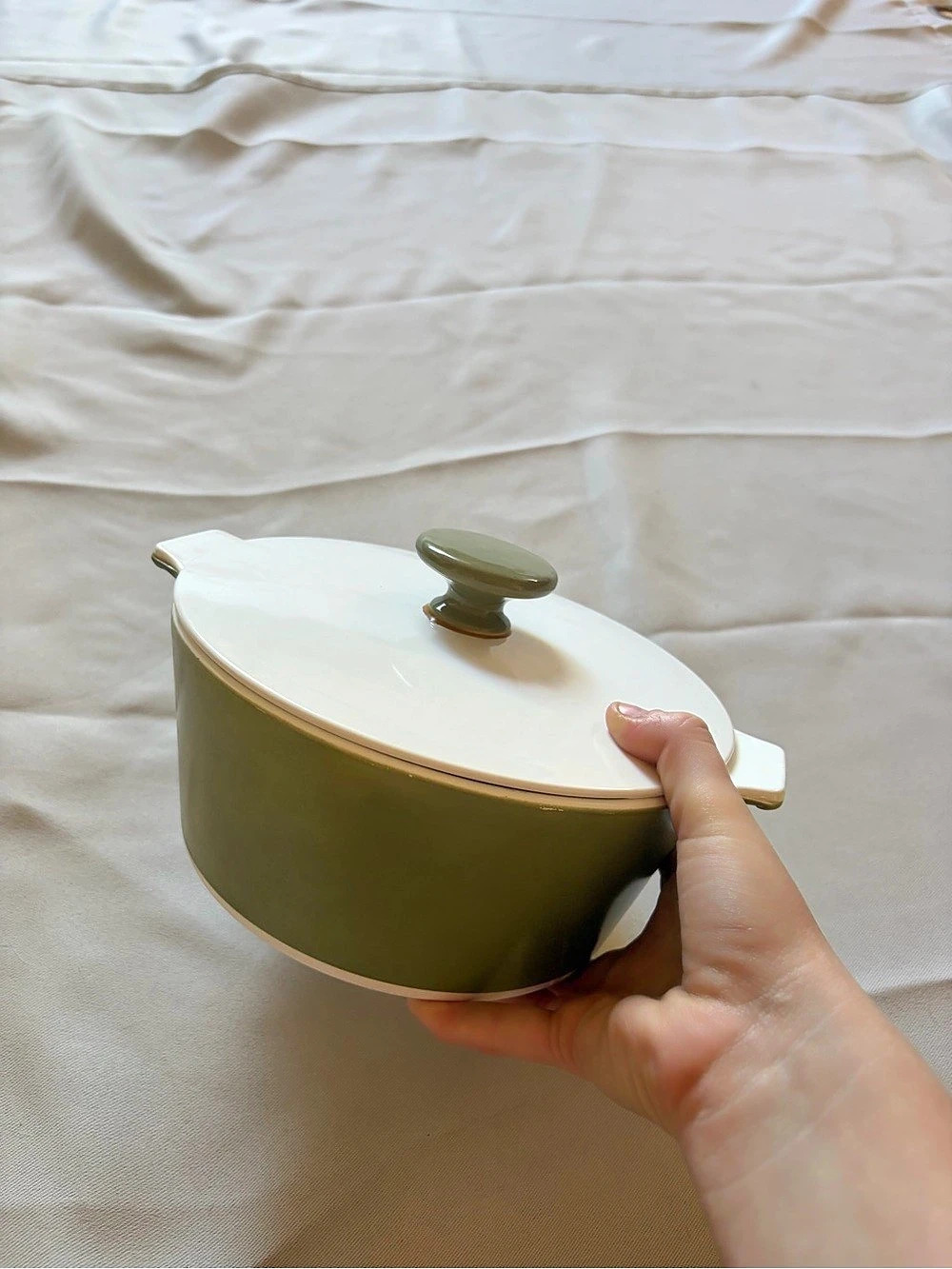 Corning Ware Avocado Green Menuette Casserole Dish with Lid